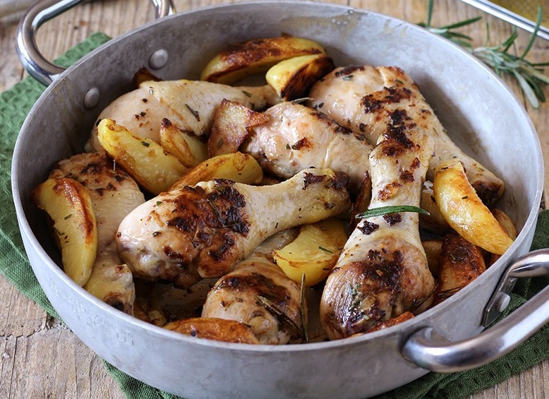 Cosce-di-pollo-in-padella-appetitosissime